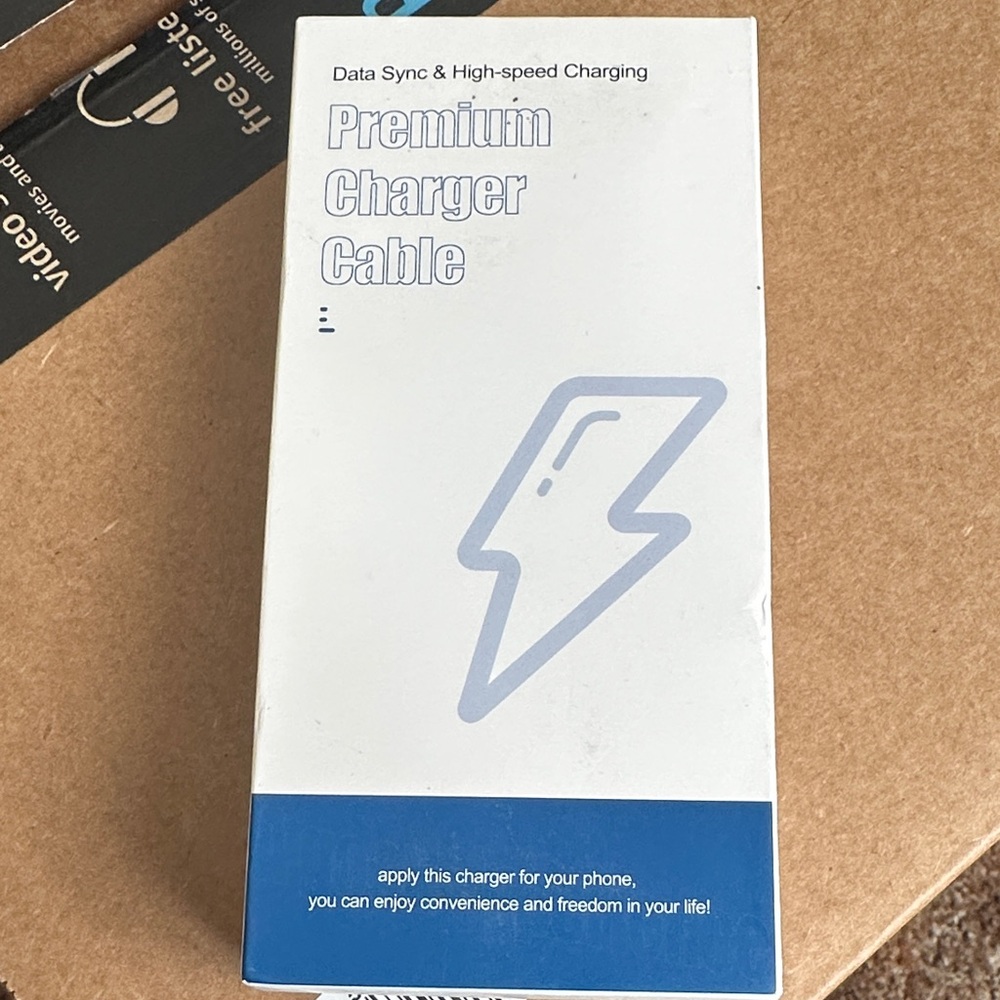 High-Speed 2 iPhone charger with Charging Cable - White